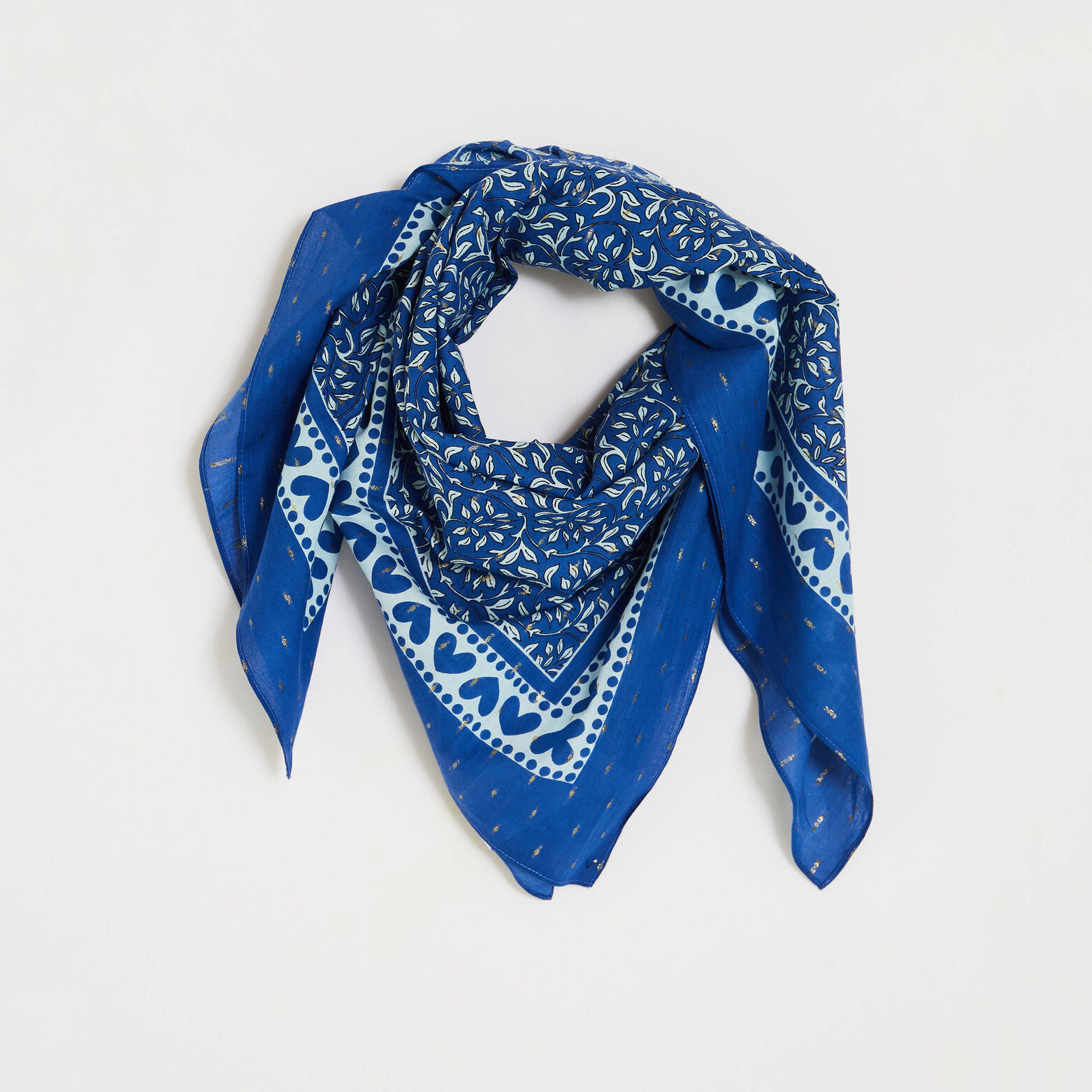 Foulard carré imprimé femme