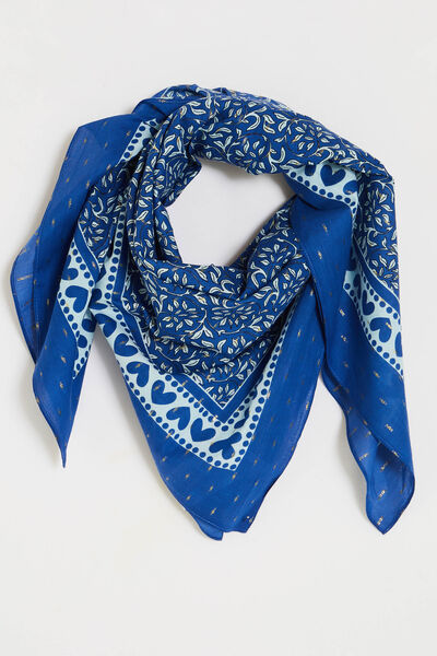 Foulard carré imprimé femme