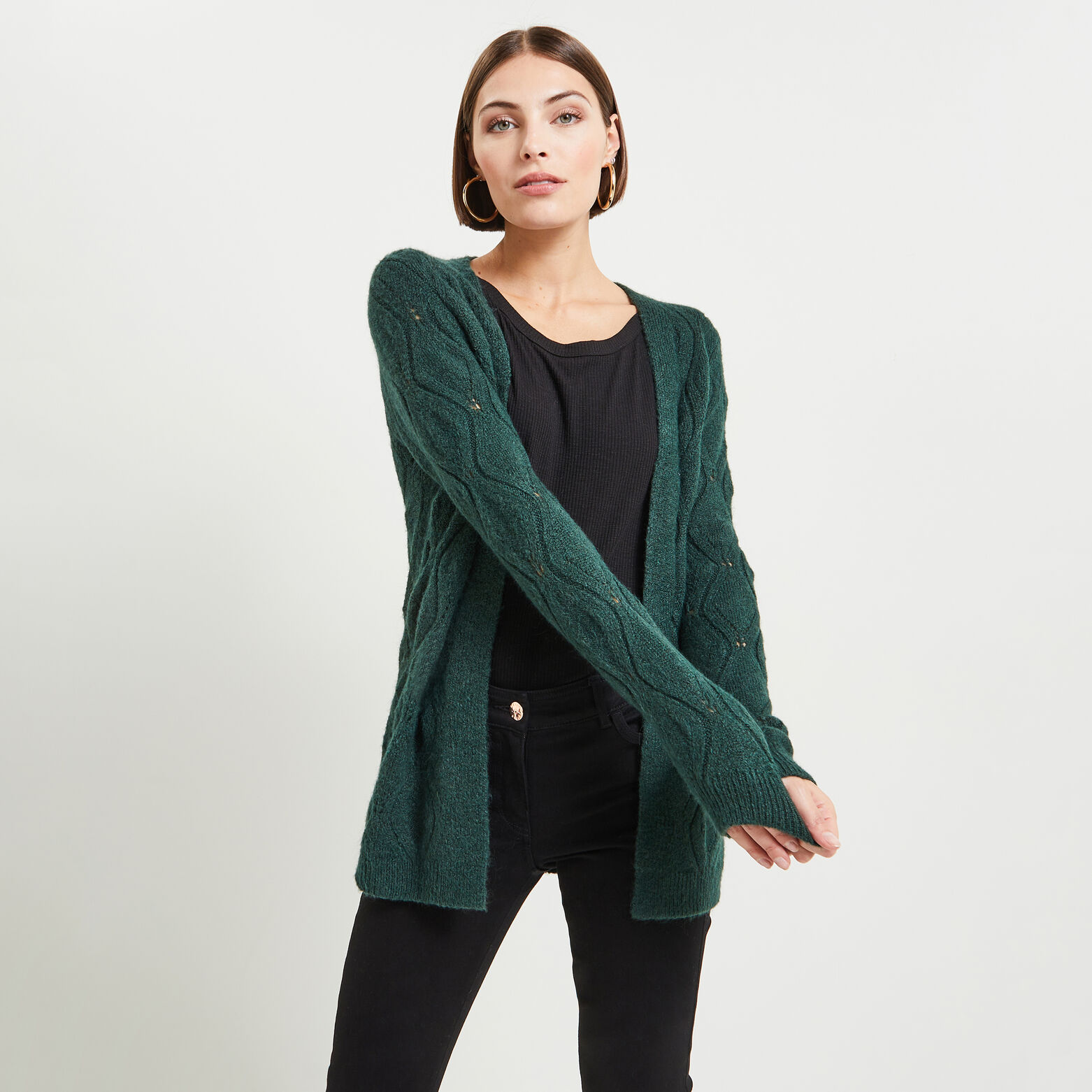 Gilet tricot femme