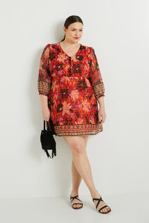 Robe imprimée femme