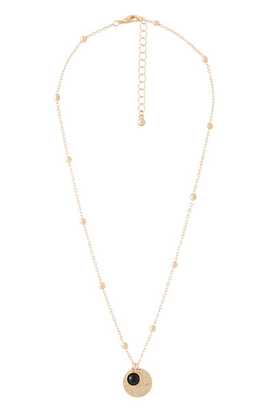 Collier pendentif rond 