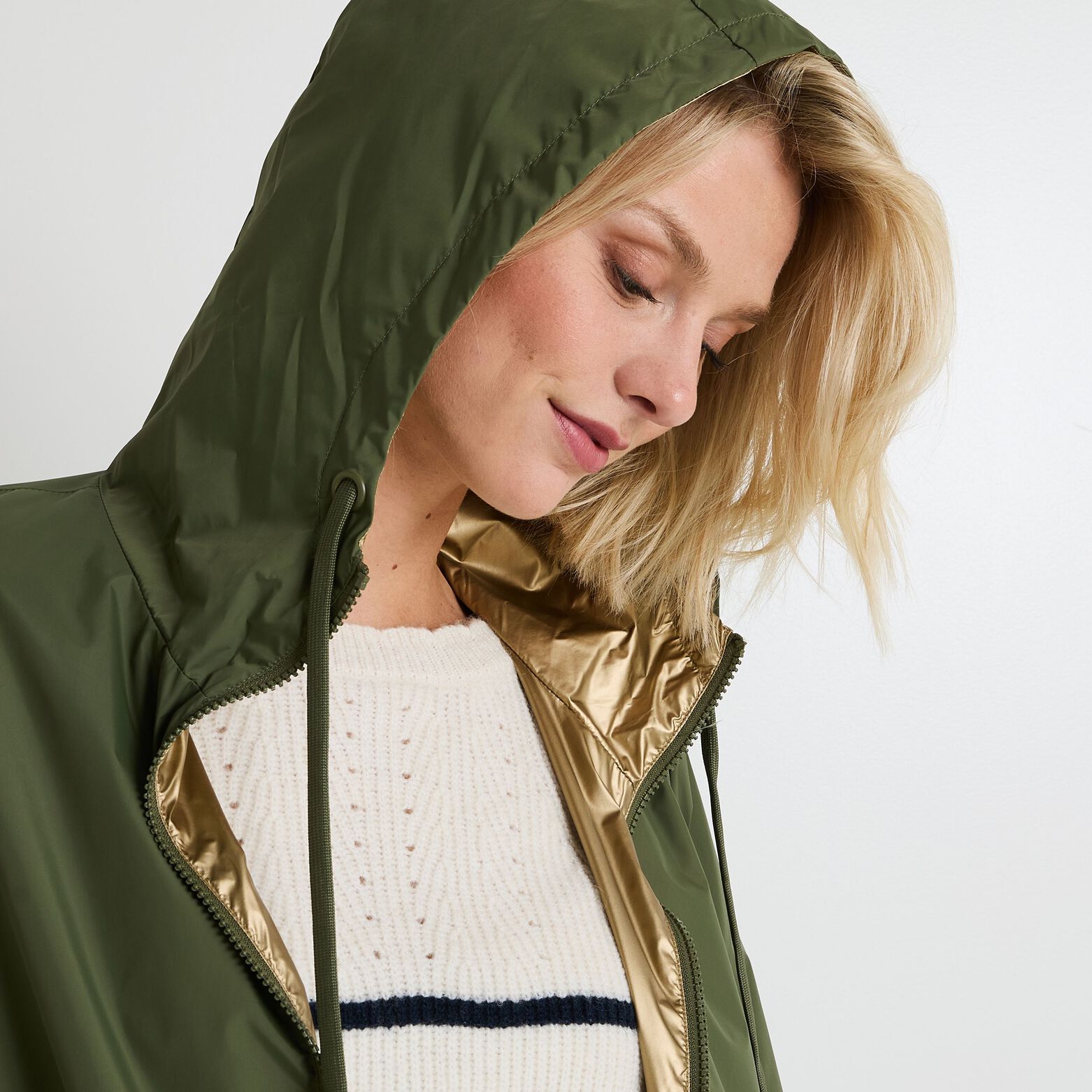 Parka réversible femme