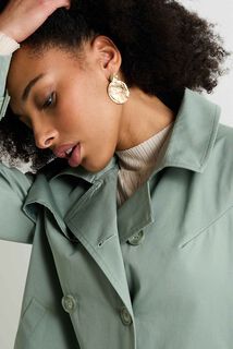 Trench court femme