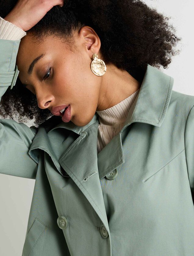 Trench court femme