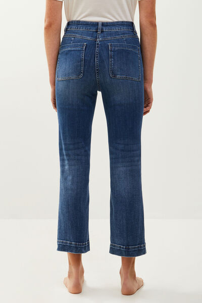 Jean bootcut raccourci TROPEZ femme