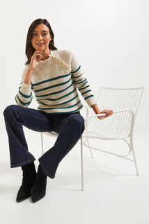 Pull col montant femme