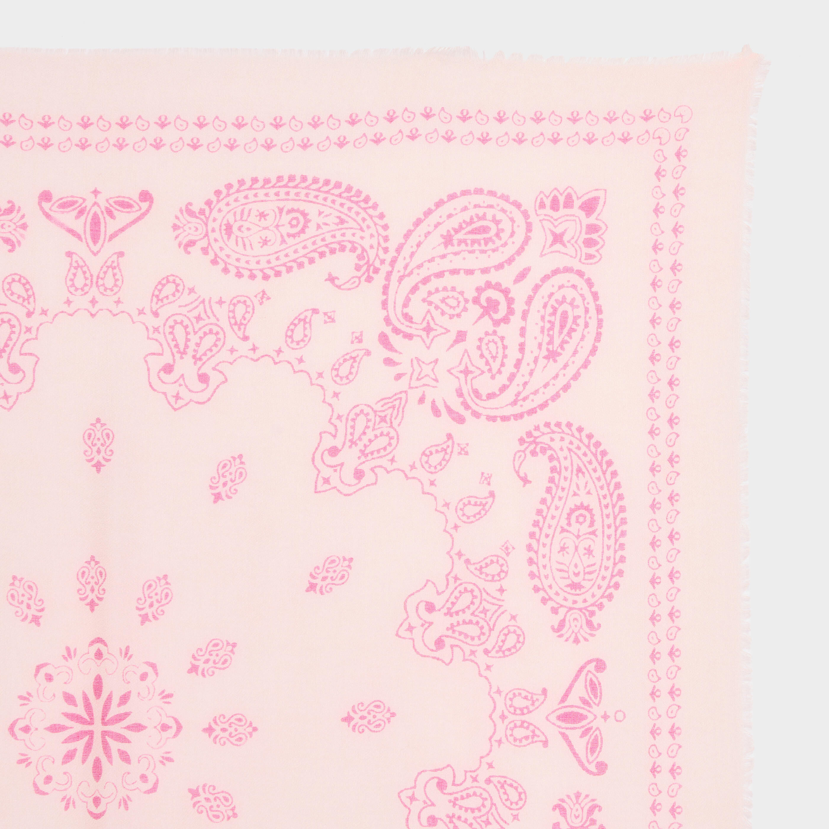 Foulard carr&eacute; bicolore esprit bandana