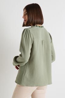 Chemise en gaze de coton femme