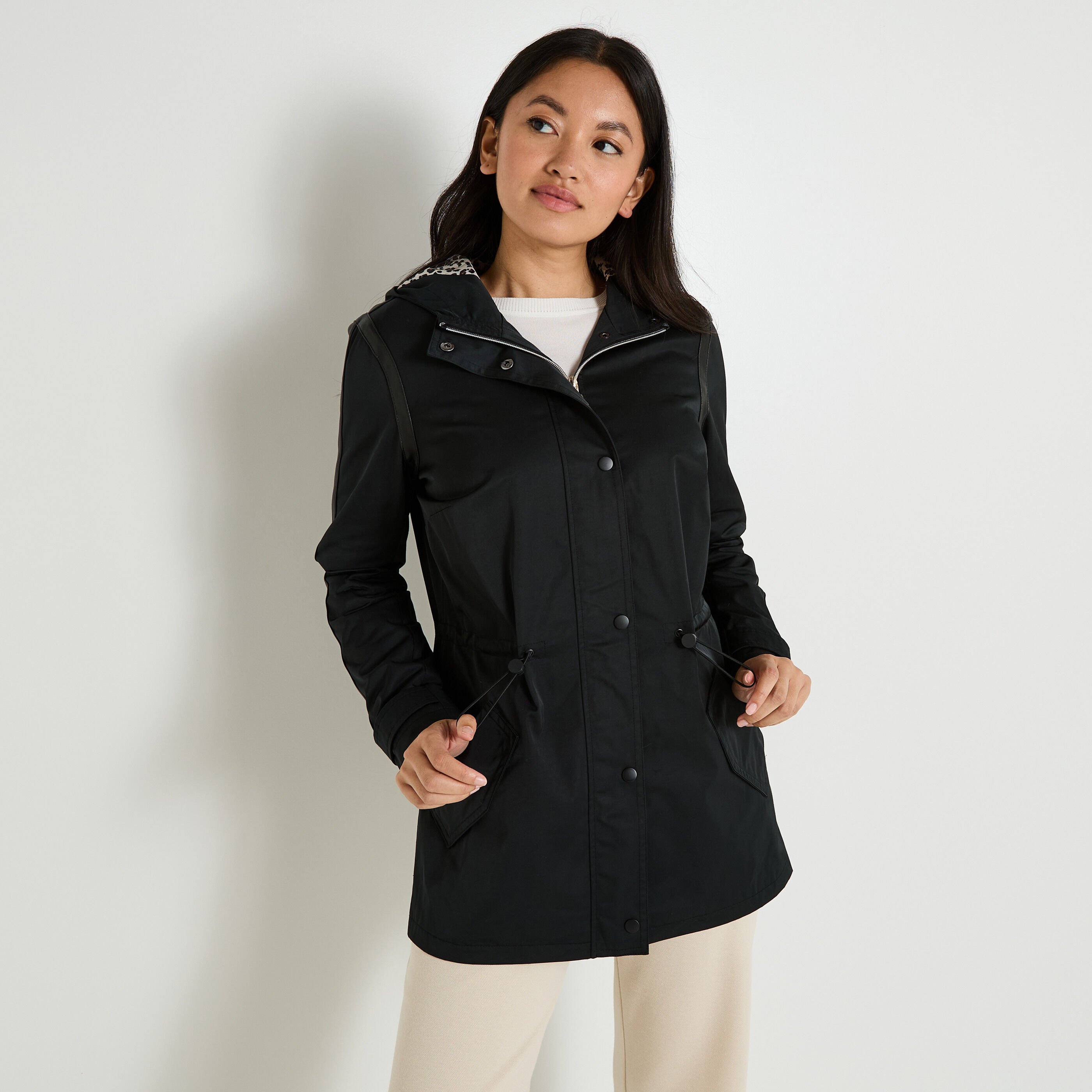 Parka d&eacute;perlante femme