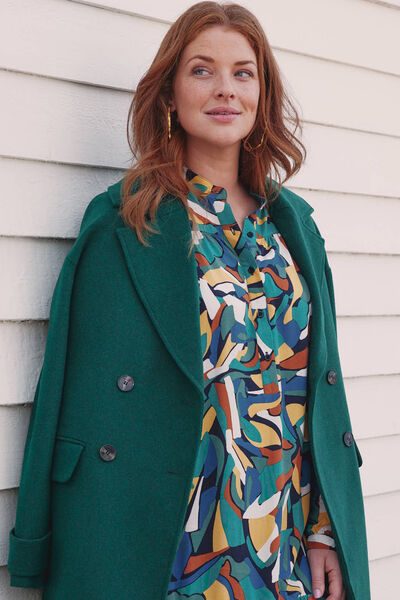 Manteau mi-long femme