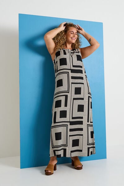 Robe longue été imprimée