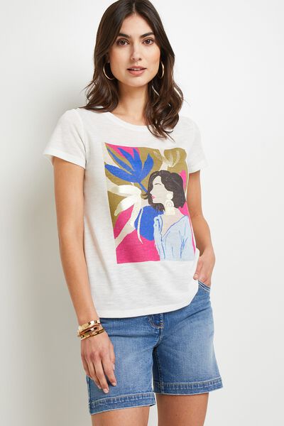 Tshirt imprimé femme