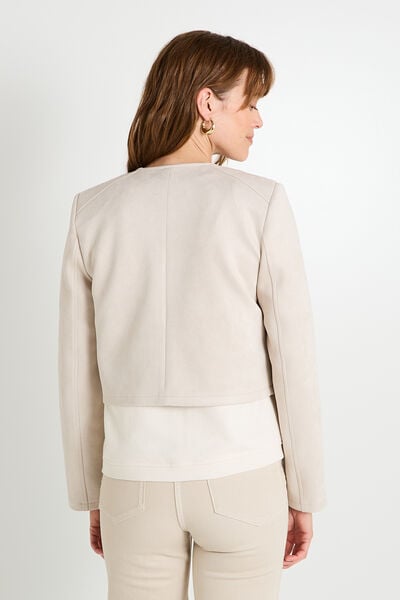 Veste en suédine femme