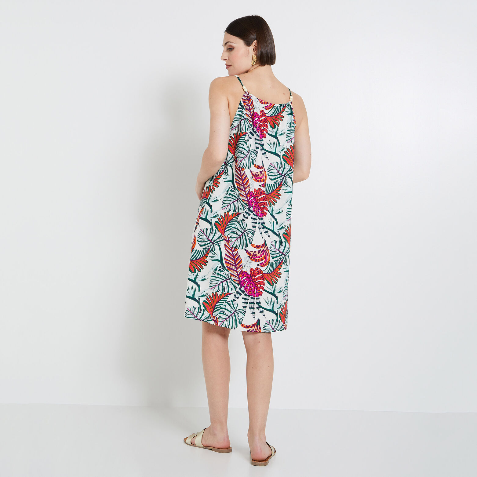 Robe suspendue imprimée femme
