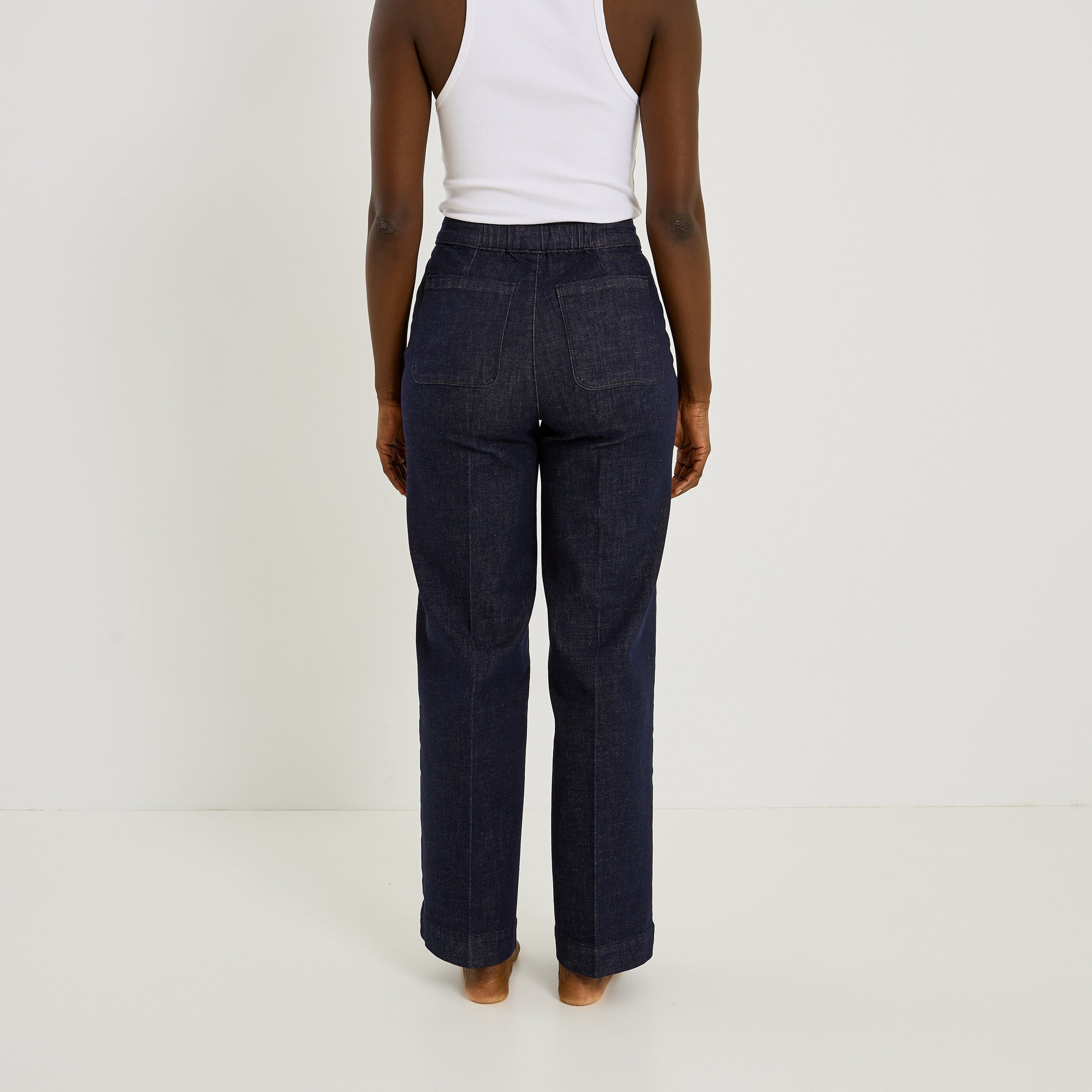 Jean flare POMPON F02