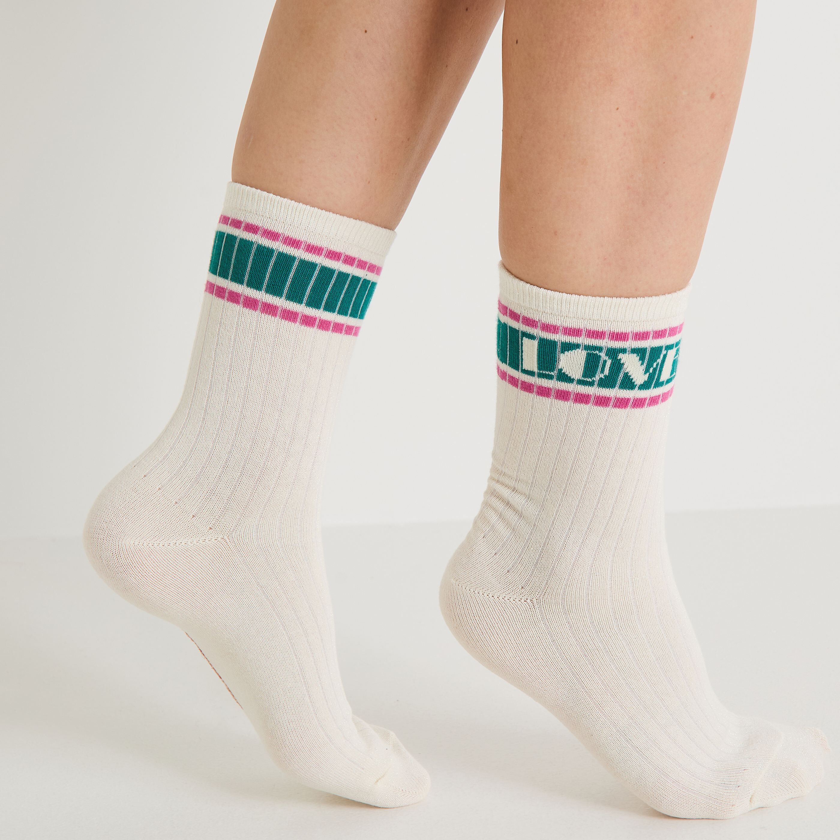 Lot de 2 paires de chaussettes femme