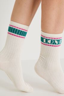 Lot de 2 paires de chaussettes femme
