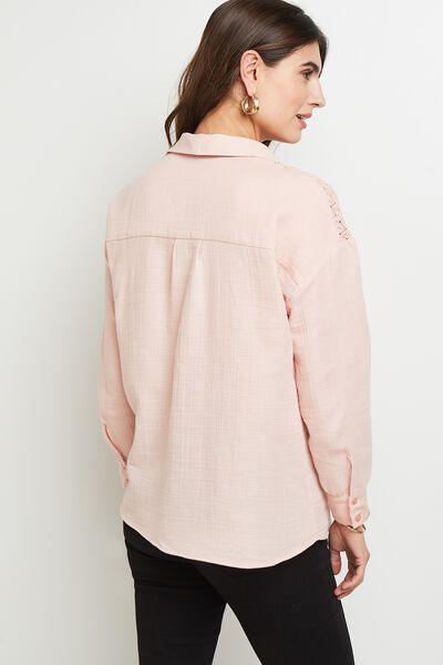 Chemisier gaze de coton femme