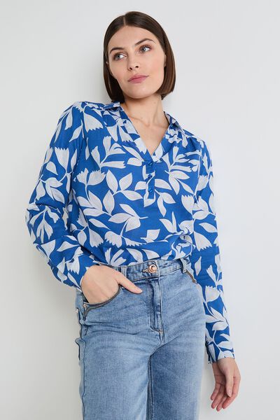 Blouse col chemise femme
