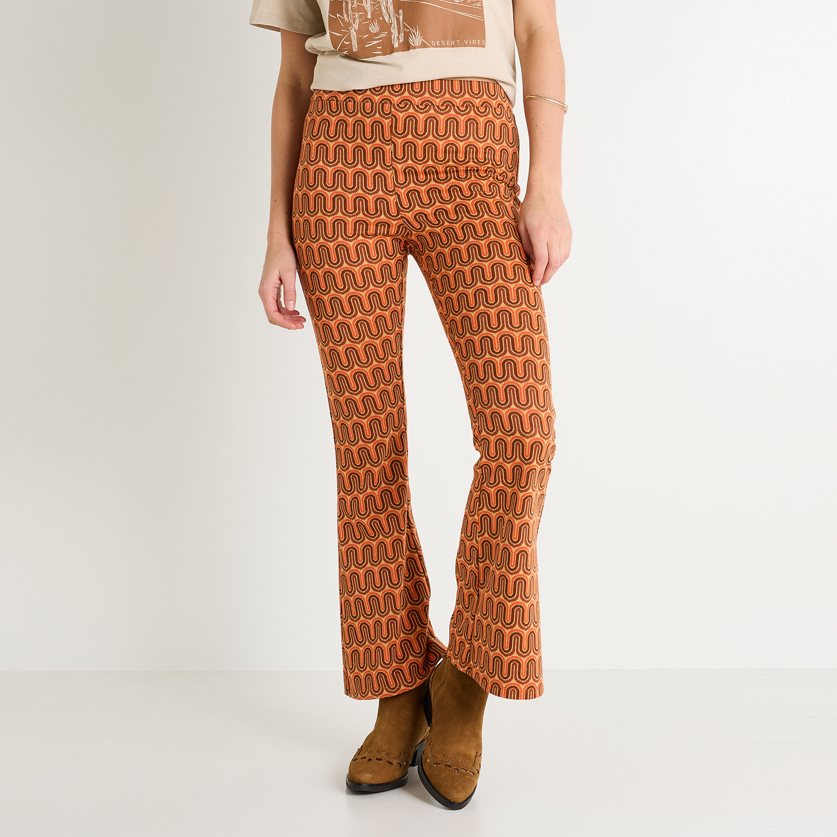 Pantalon en maille femme