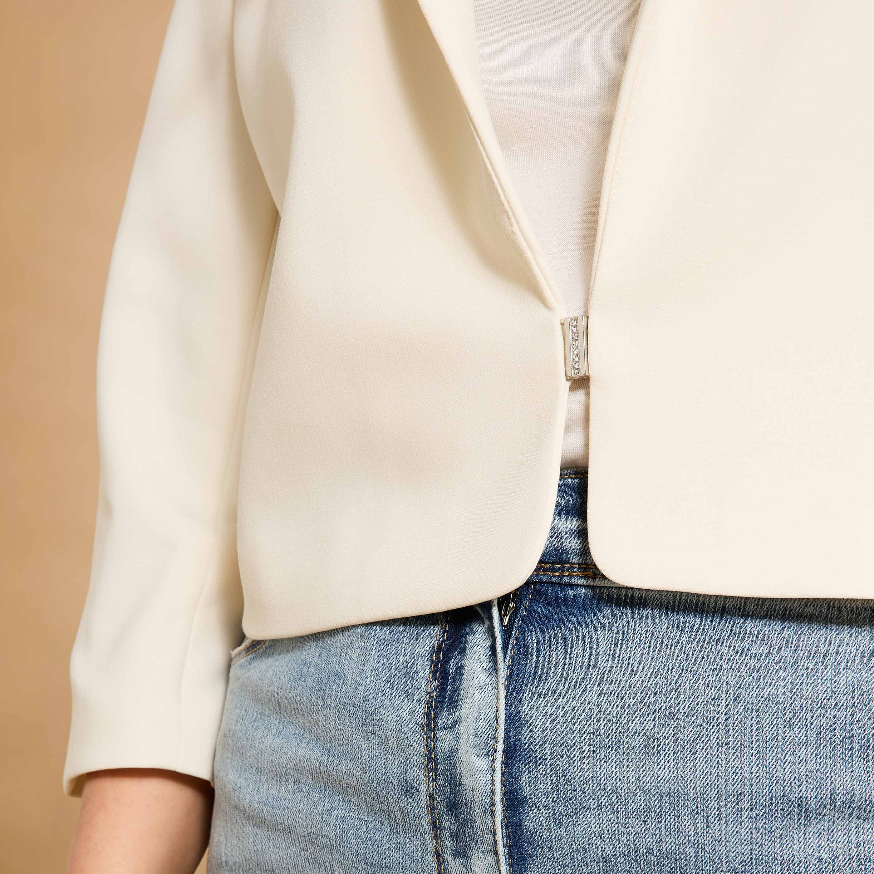 Veste tailleur courte femme