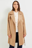 Trench suedine femme