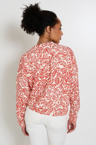 Veste bomber imprimée femme