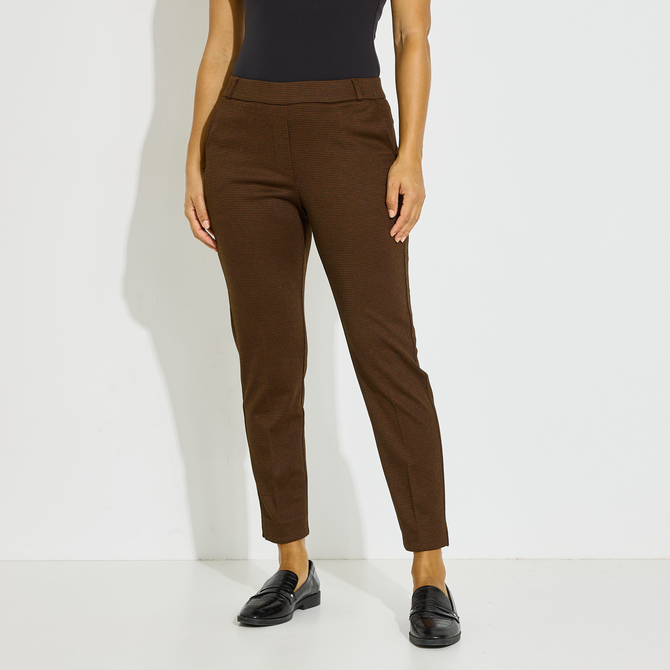 Pantalon cigarette femme