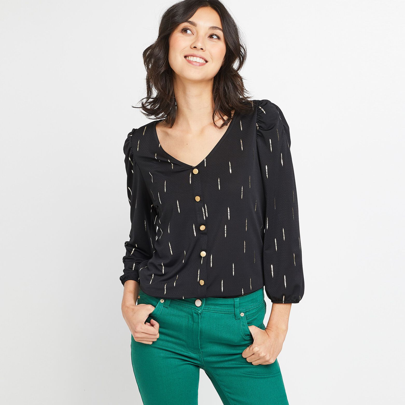 T-shirt à motif femme