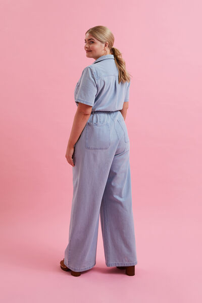 Combinaison denim femme