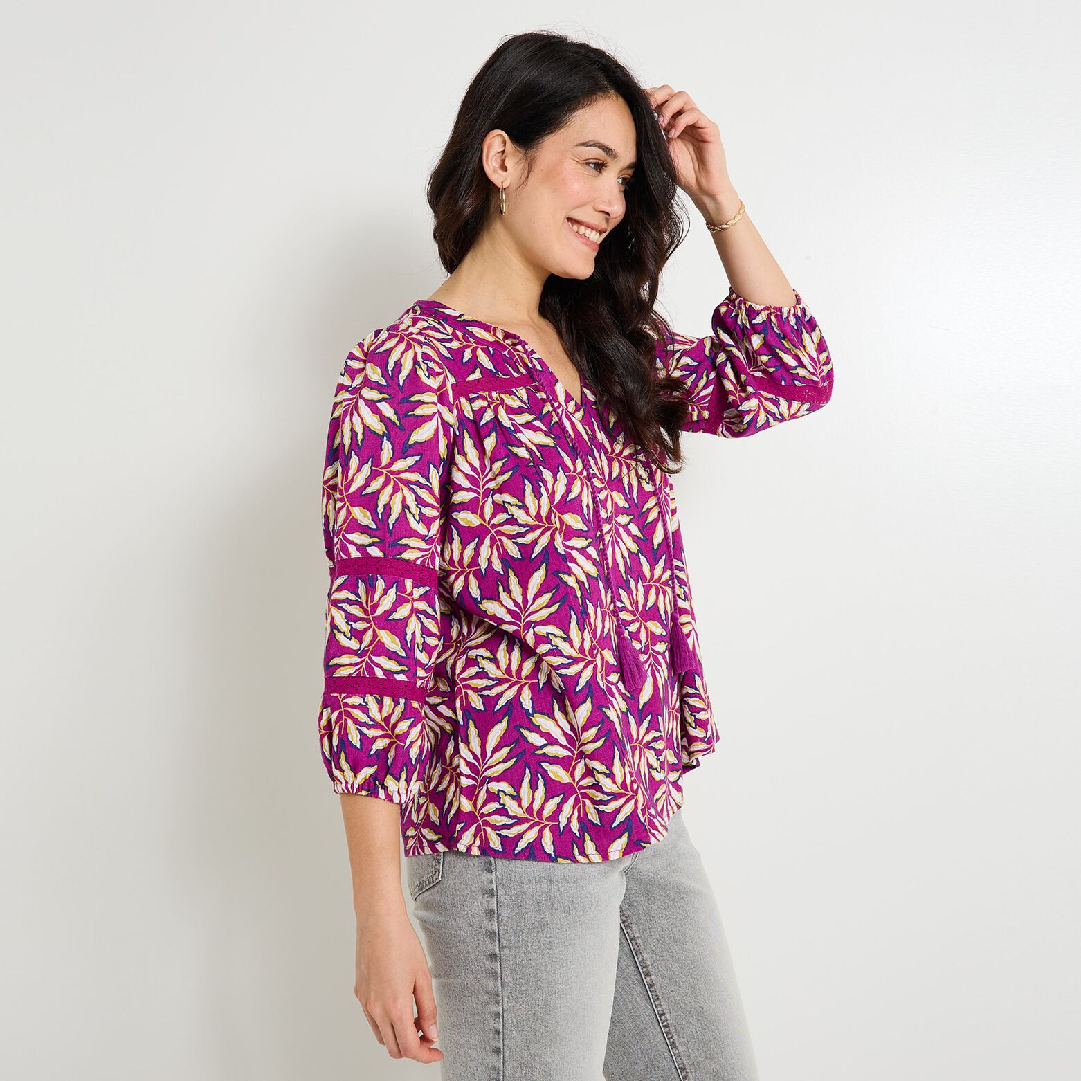 Blouse imprimée femme