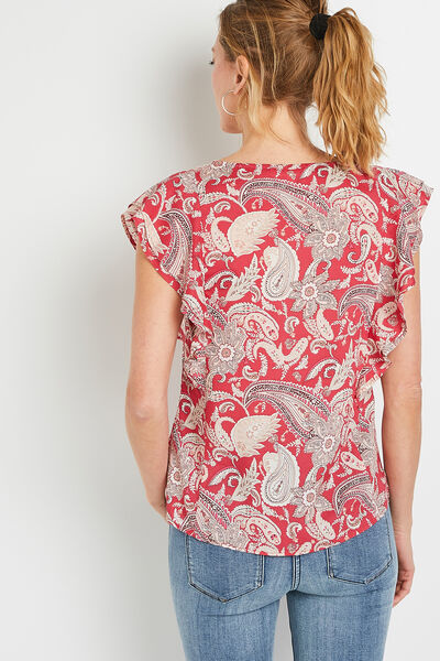 Blouse manches courtes femme