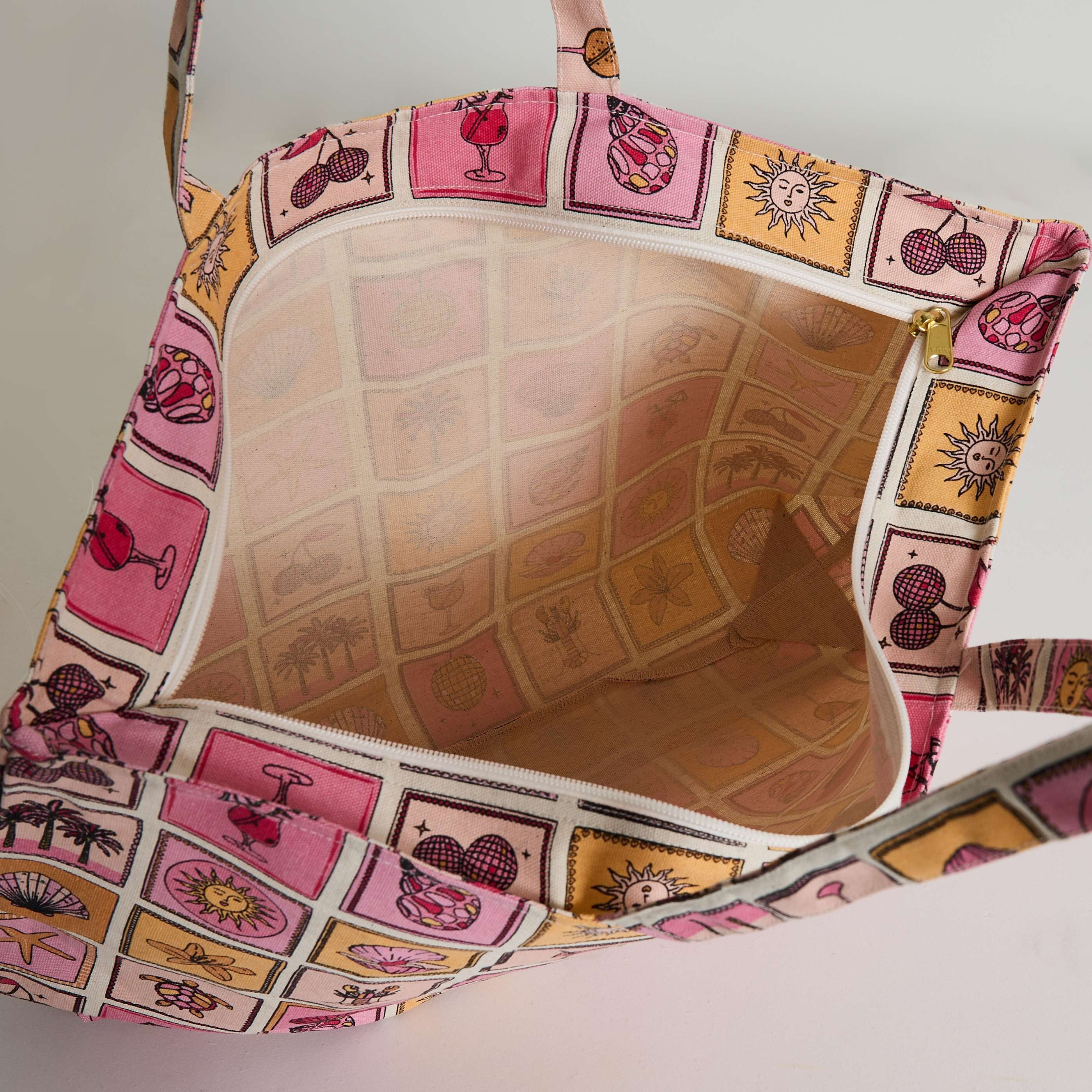 Tote bag imprim&eacute; femme