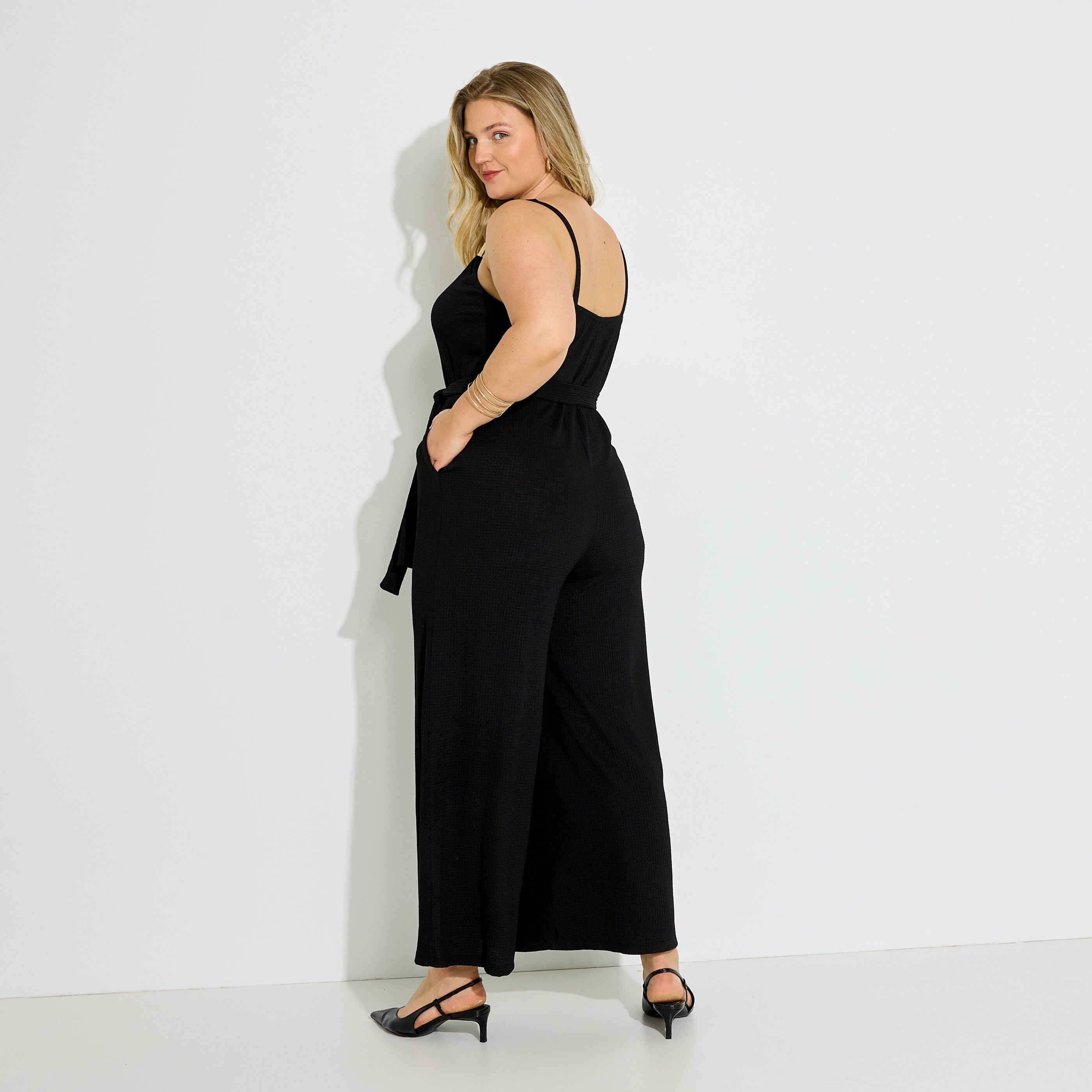 Combinaison &agrave; bretelles femme