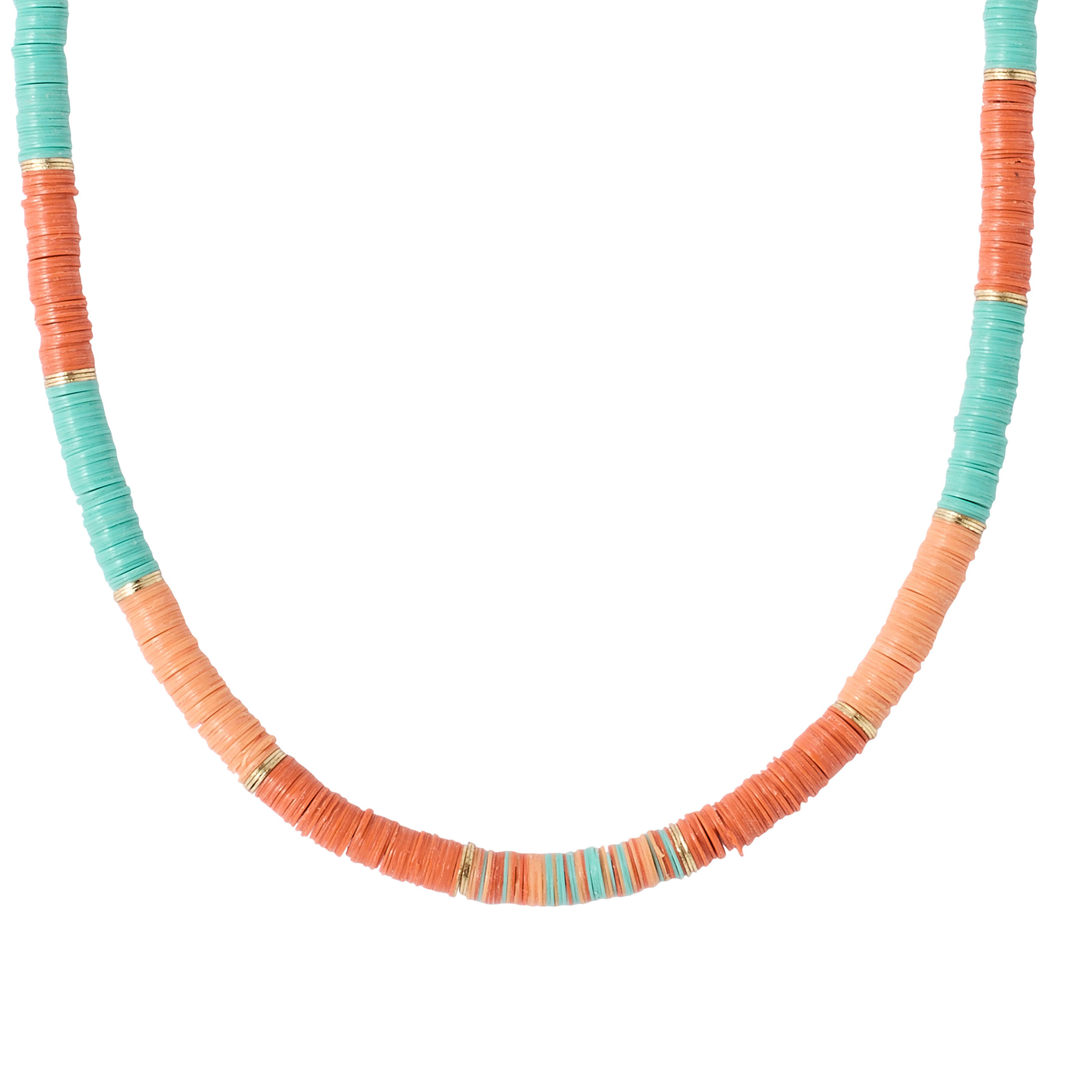 Collier sequins multicolores femme