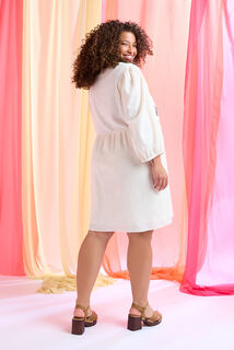 Robe col V femme