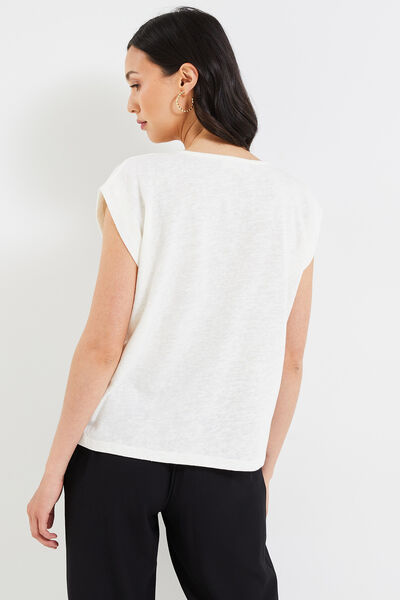 T-shirt à message femme