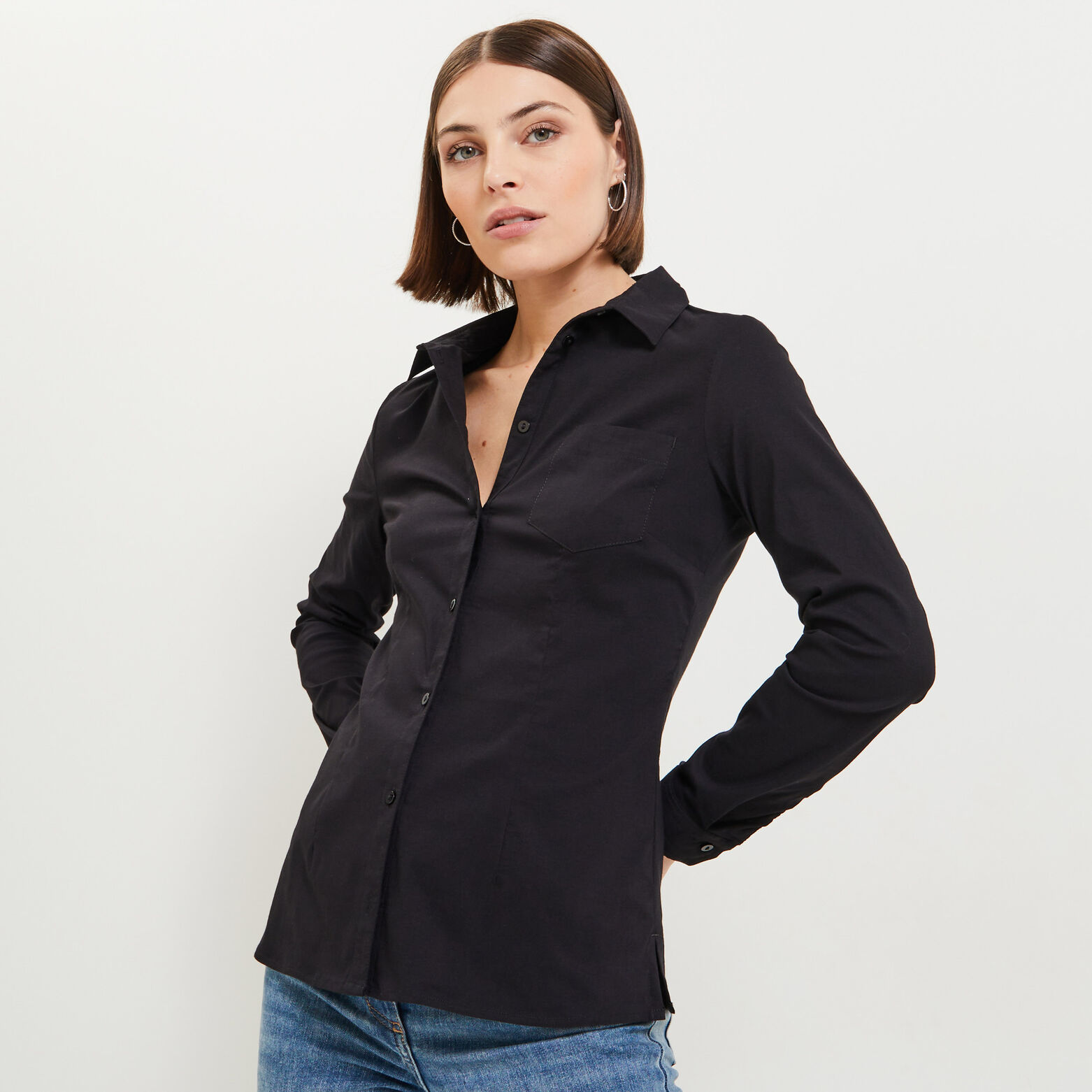Chemise structurée femme