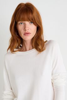 Pull col rond femme