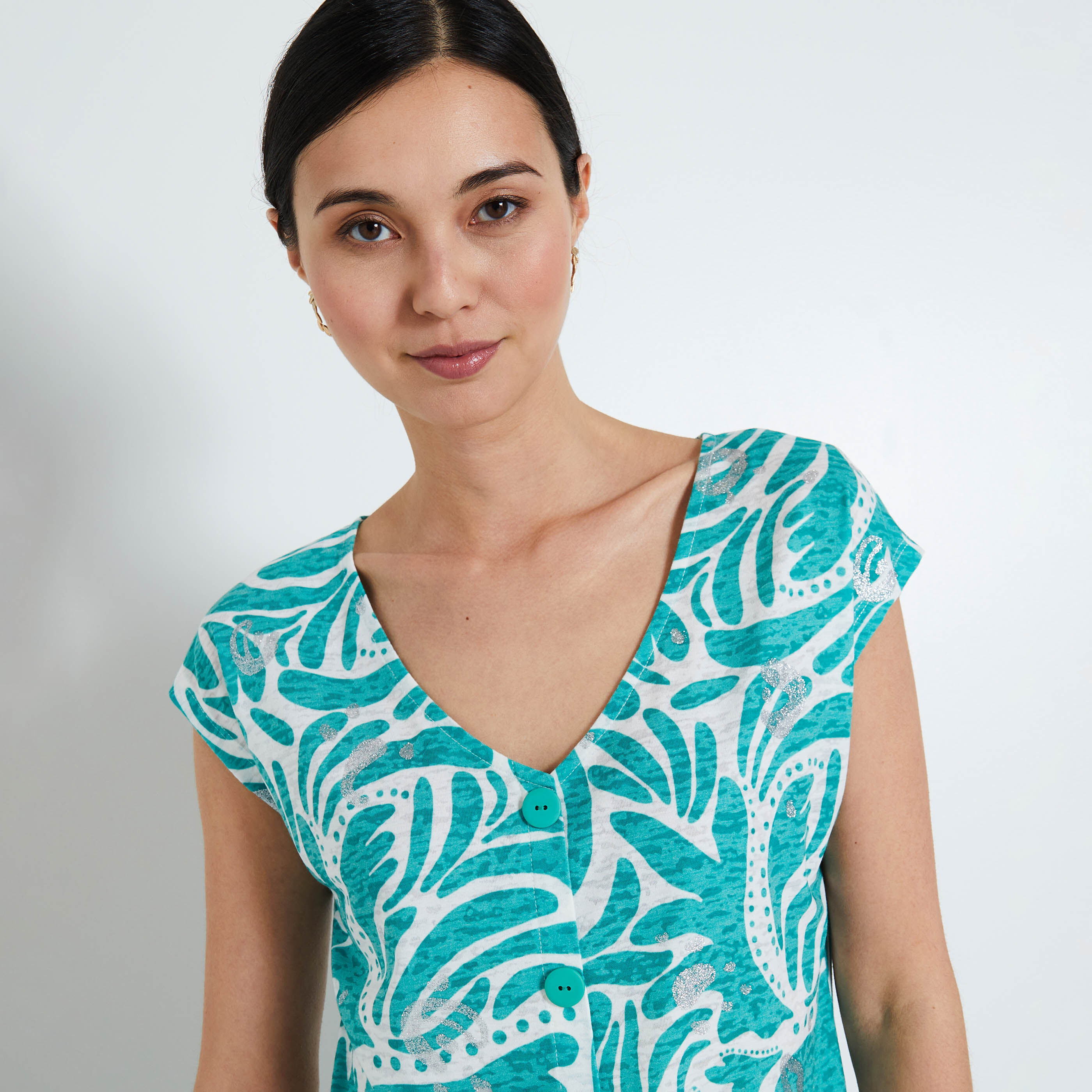 Tshirt imprim&eacute; femme