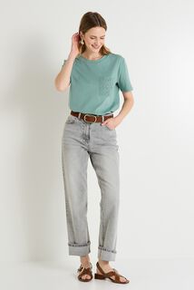 T-shirt poche crochet femme