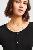 Gilet noir col rond 
