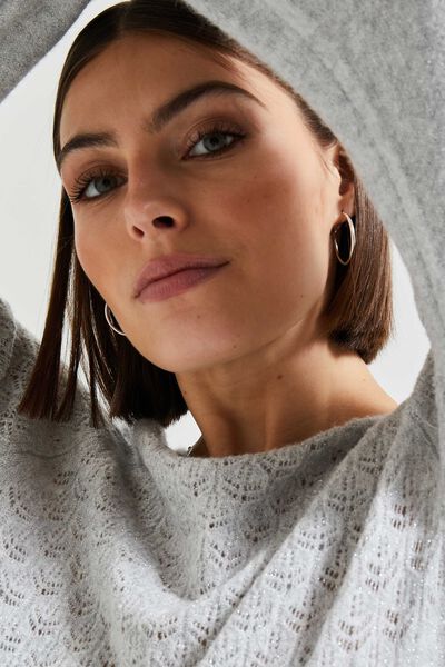 Pull jeux de points femme