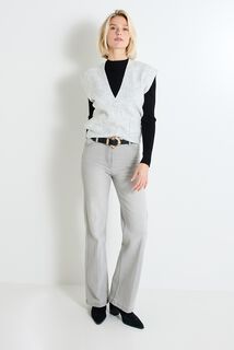 Gilet col V femme
