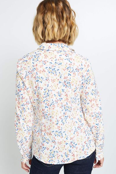 Chemise manches longues structurée femme