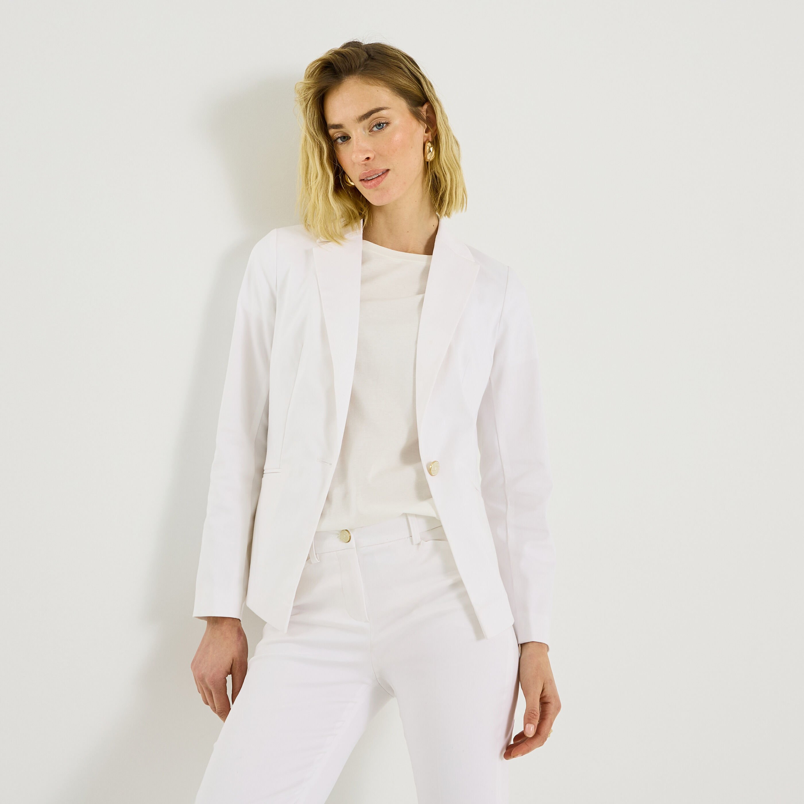 Veste blazer structur&eacute;e femme