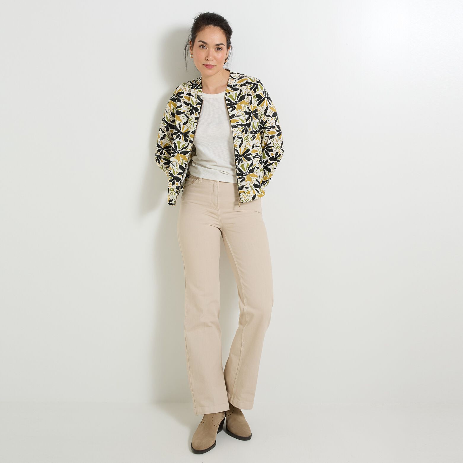 Bomber fluide femme