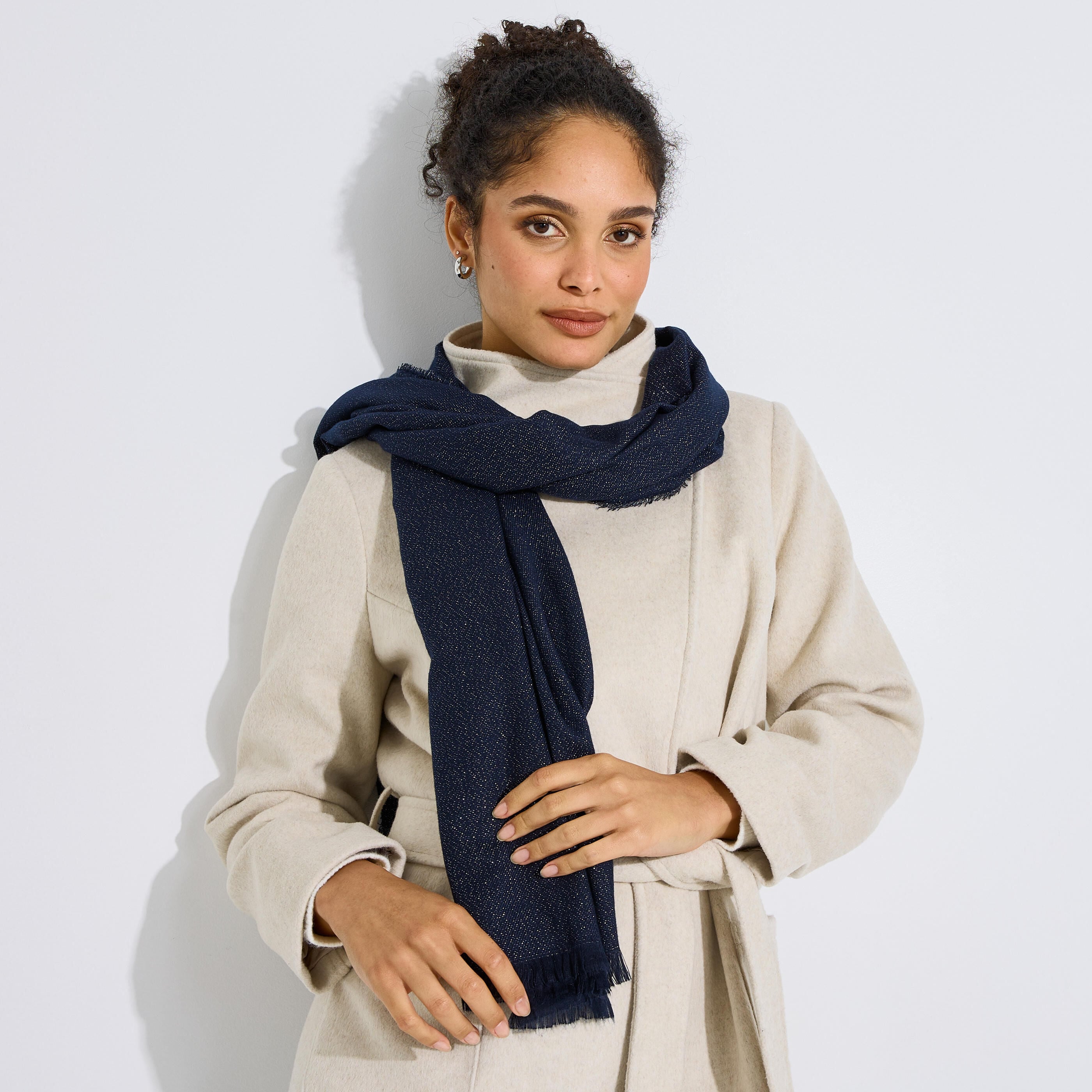 Echarpe unie femme