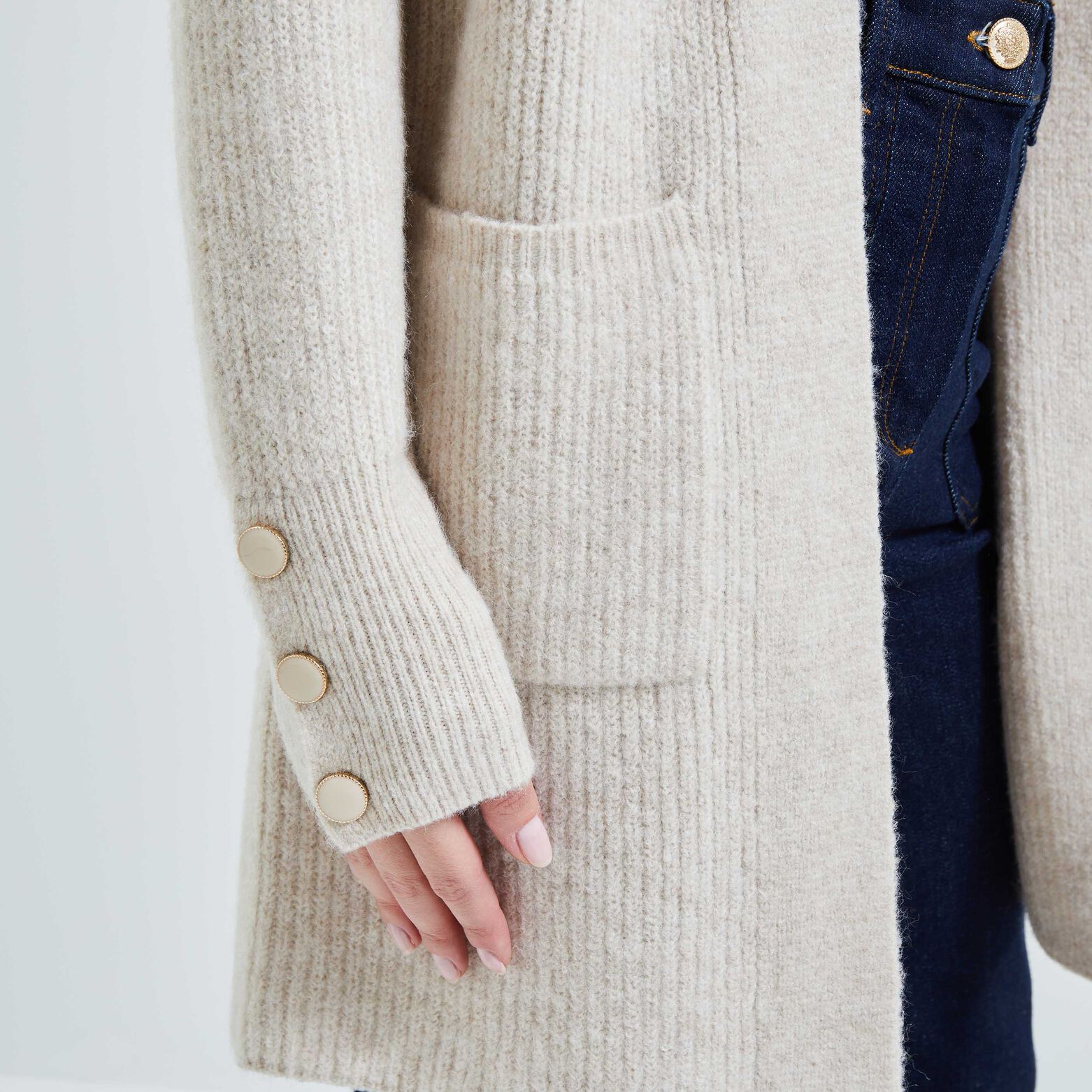 Gilet long femme