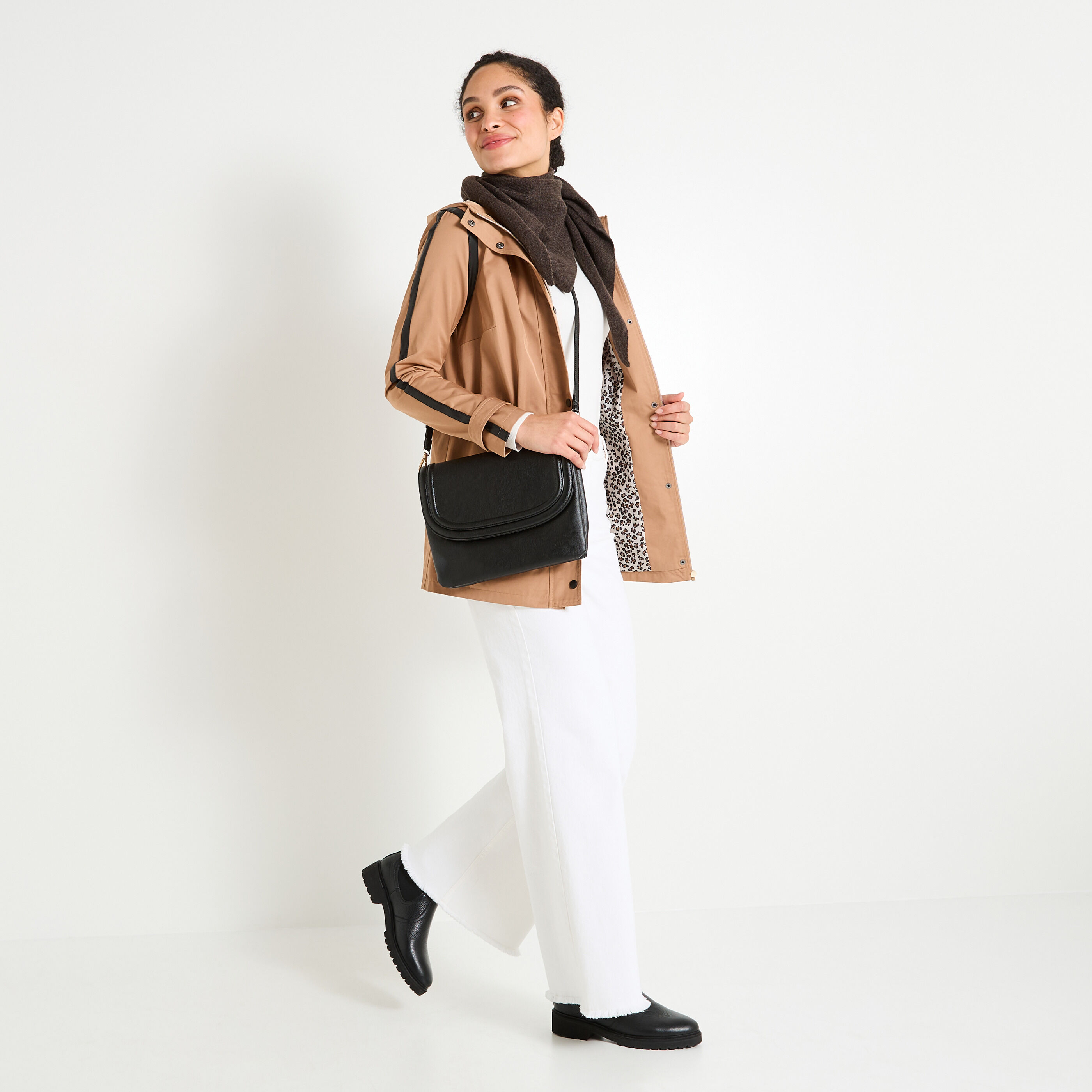 Parka d&eacute;perlante femme